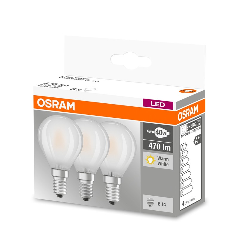 OSRAM LED Base Classic P / LED-lamp in drop shape