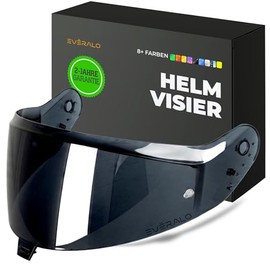 Compatible with Shark Skwall i3 Visor - DSkwall 3 - Ridill 2 - Skwal Cup - VZ400 (Dark Black)