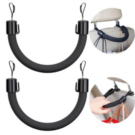 Assist Grip, For Car Access/Exit Handle, Rear Seat Handle, Handrail, Assist Handle, Hook Included, Assisted Handle, Easy To Get In And Out Of Taxig 2 Pieces