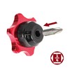 Powerbuilt 1/4-Inch Drive Finger Ratchet, Dual-Sided for 1/4-Inch Sockets and