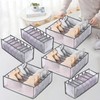 Abnaok 6 Pcs Clothes Storage Organiser for Wardrobe, Foldable Drawer