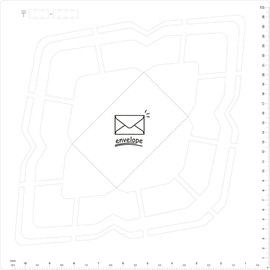 Kuretake Handmade Envelope Template (Western Version)