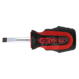 KS Tools Ergotorqueplus Slotted Screwdriver, Short, 6.5 mm