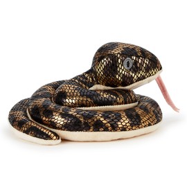 Zappi Co 2 set Children's Stuffed Soft Cuddly Plush Snake Toy-Part of Safari Animals Collection, Perfect for Kids (50cm) (1 x Anaconda + 1 x Python Snakes)