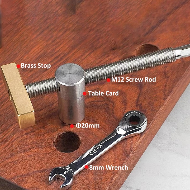 Pack of 2 Extra Long Table Workbench, Workbench Clamp for