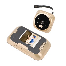 Door Peephole Camera, 3 Inch Screen Video Doorbell Camera Digital Door Viewer, Night Vision Video Intercom System, Built in Memory, 90° Wide Angle for Home Apartment