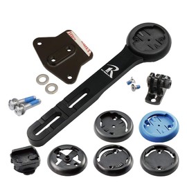 REC-MOUNTS (ALABARDA Handlebar) Dedicated Type α Combo Mount (Models Compatible with 10 Brands) [Wilier30Pα+GP] Compatible with Garmin, Cat Eye, Pioneer, Leatherine, Wahoo, Brighton, Giant, Explorer, Sigma, Polar, GoPro HERO