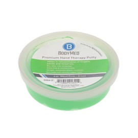 BodyMed Premium Hand Therapy Putty, Green, 4 Oz., Firm, Strengthening Therapy Putty for Physical Rehabilitation