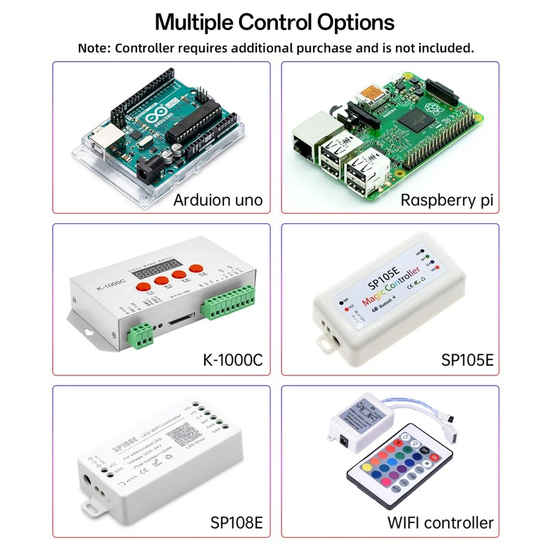 WS2812B RGB IC LED Panel, 10 x 10 100 LEDs