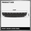 LQI Front Bumper Lower Panel Cover Black Compatible with Hyundai