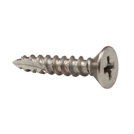 Hinge Outlet Satin Nickel Hinge Screws 10 X 1 Inch for Spring, Residential, or Commercial Hinges, Fly Cut for Easy Drilling, 24 Pack
