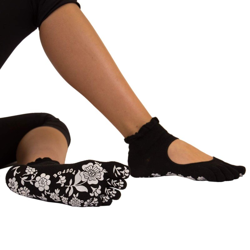 TOETOE - YOGA&PILATES - Anti-Slip Sole Serene Ankle Toe Socks