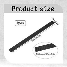 Kitchen Sink Mat,80 * 5.5cm(32 * 2.2in) Sink Water Splash Guard Sink Splash Guard Suitable for Drainage Pipes Very Suitable for Bathroom,Kitchen,and Home Use(Black)