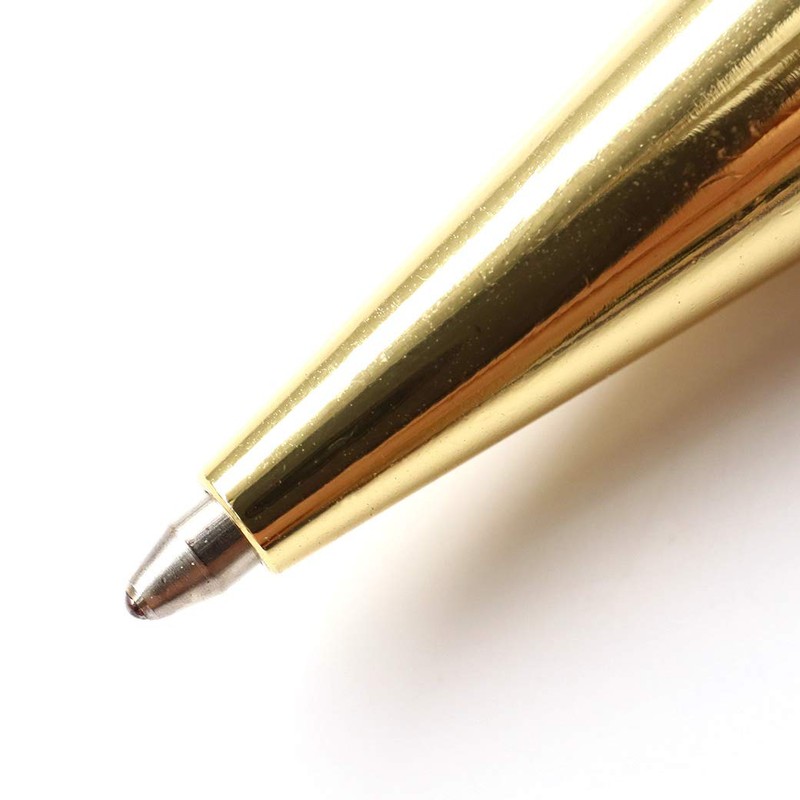 Gold Stone Ballpoint Pen with Gold Foil 24K Sparkle, Pure