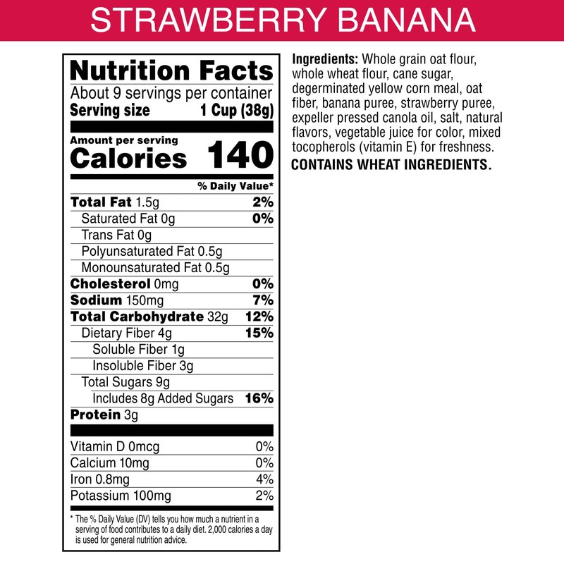 Kashi Breakfast Cereal, Whole Grain, Vegan, Strawberry Banana Smoothie Loops,