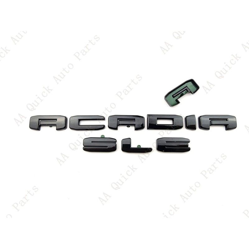 GMC 5PC Gloss Black Door Rear Tailgate Acadia SLE OVERLAY