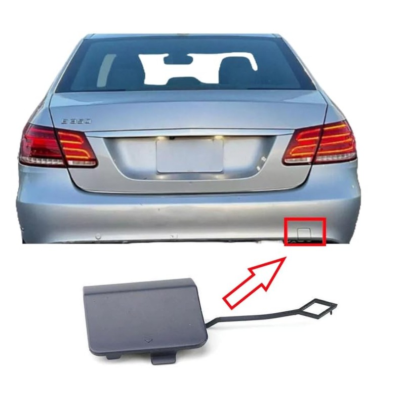appRUN Rear Bumper Tow Hook Eye Cover For MERCEDES E-Class