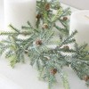 Factory Direct Craft Glitter Frosted Artificial Pine Garland