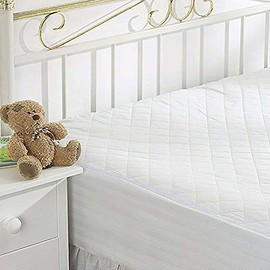 Linens Limited 100% Egyptian Cotton Quilted Mattress Protector, Extra Deep, Single