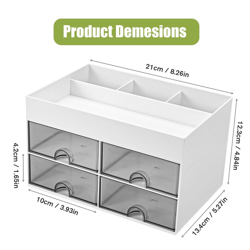 MumdoYAL Schreibtisch Organizer Utensilienschalen - Praktische Schubladen für eine perfekte