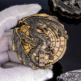 OUKELANWO 7 in 1 Fidget Spinner for DND Dice Set