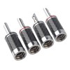 Lrocaoai 16Pcs Banana Plugs Hi-End HiFi DIY Carbon Fiber Copper