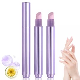 3pcs 3-in-1 네일 케어 펜 세라믹 팁이 있는 큐티클 오일 행니 건조 및 손상된 손톱을 위한 3 in 1 3pcs 3-in-1 Nail Care Pen with Ceramic Tip Cuticle Oil for Dry and Damaged Nails