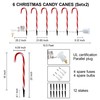 GAGALIFE 16-inch Candy Cane Lights, Outdoor Christmas Pathway Markers, 12