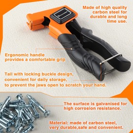 SPEEDWOX Molly Bolts for Drywall Molly Bolt Setting Tool Hollow Plaster Wall Drywall Anchor Setting Tool Heavy Duty Metal Setting Tool Hollow Drywall Anchors and Screws Kit Expansion Screw