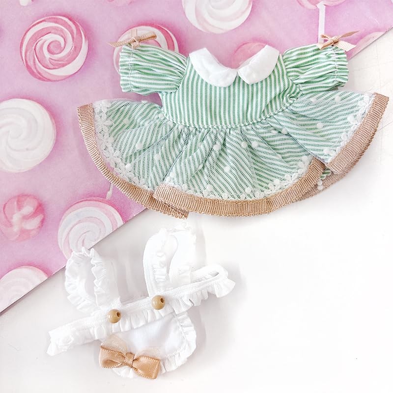 American Diner Style Apron Dress [For 3.9 - 5.9 inches