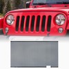 AggAuto Grill Mesh Insert Compatible With Jeep Wrangler JK JKU