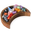Curawood Moon Tray Crystal Holder - Display Your Crystals &