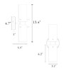 GEPOW Sconces Wall Lighting, Modern Gold Wall Sconces Indoor with