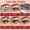 Higu clace Eyelash Extensions, 280 Pieces, 30D + 40D +
