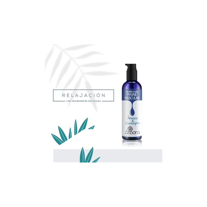 Árbora Duo Aceites de Masaje: Lavanda Relajante y Muscular Árnica