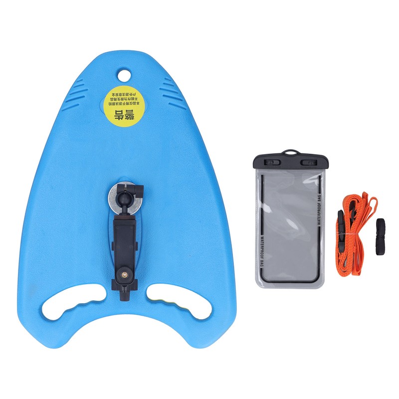 Swim Kickboard with Phone Holder Foldable EVA Foam Swimming Float