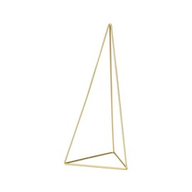 Tokyodo XU001102-zzz Wire Pyramid S, Gold, W3.5 x D 3.5 x H 7.3 inches (9 x 9 x 18.5 cm)