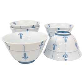 Hasami Ware 400131-5 Shigeyama Kiln Anti-Green Tea Set of 5 Fresh Sprouts