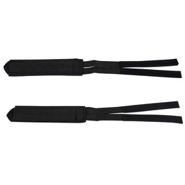 Vbest life 1 par de Correas para pies de Bicicleta Bicicleta Fija para Montar en Bicicleta Pedal de Goma Clip para el Dedo del pie Correa para el pie Correa para el pie Correa para el pie(Negro)