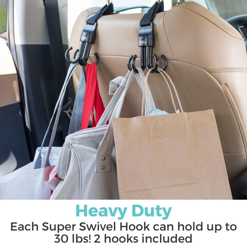 Toddleroo by North States - Super Swivel Hooks: Headrest Hooks