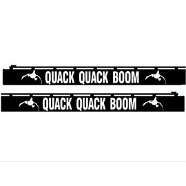 BARREL DECAL – QUACK QUACK BOOM WaterfowlDecals – SBD026-SW-01