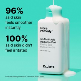 Dr.Jart+ Pore.Remedy 5% Multi-Acid Radiance Peel Face Exfoliator, 5.07 fl oz
