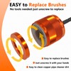 1/2" & 3/4" Cleaner Set for Drill,with 1/4" Hex Shank