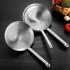Colander Spoon 3mm Aperture 304 Stainless Steel Fine Filter Comfortable