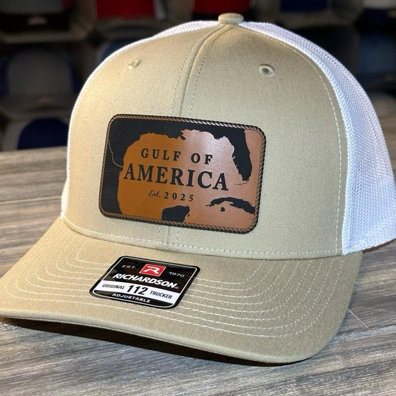 Gulf of America Patch on Richardson 112 SnapBack Cap -