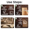 Charcuterie Board Templates, 4pcs Acrylic Router Template, 5mm Christmas Clear