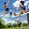 Volleyball Badminton Net Set Combo for Backyard Beach, 2-in-1 Adjustable
