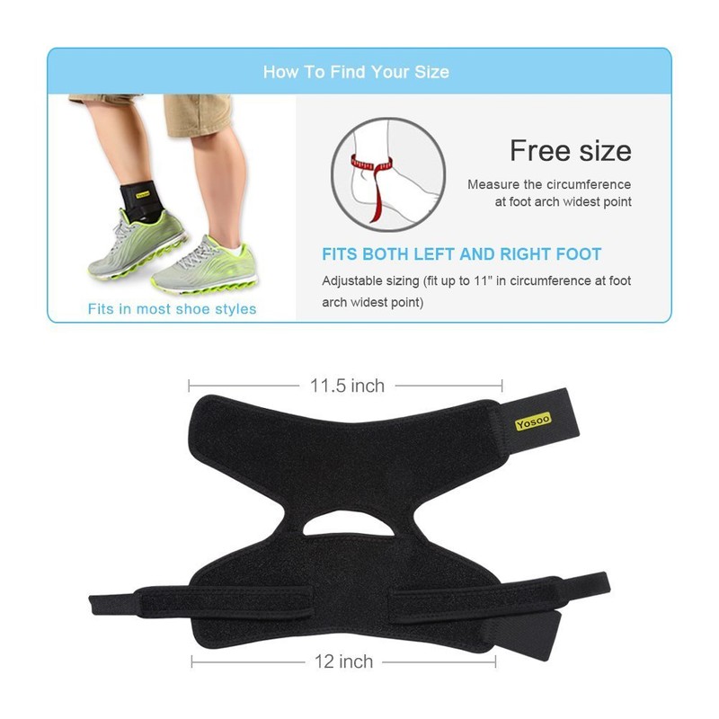 Yosoo Ankle Brace - Breathable Neoprene Adjustable Compression Ankle Support