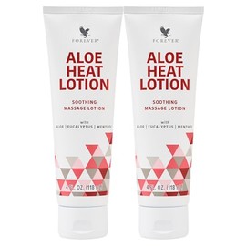 Forever Living Aloe Heat Lotion 118ml-(Pack of 2)