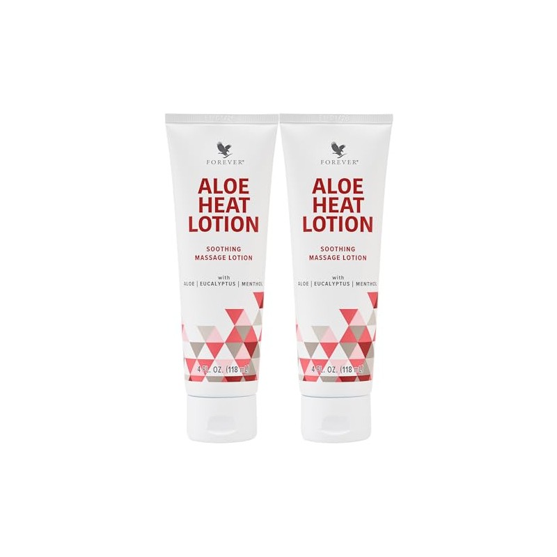 Forever Living Aloe Heat Lotion 118ml-(Pack of 2)